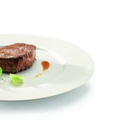 PŁASKI ELEGANCKI TALERZ FINE DINE 22cm - obrazek 2
