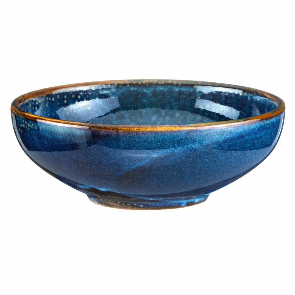 v-82005-4 GRANATOWA MISKA PORCELANOWA DEEP BLUE 18 cm - obrazek 1