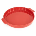 CZERWONE OKRĄGŁE NACZYNIE DO TARTY PEUGEOT 28cm