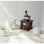 BIAŁA PORCELANOWA CUKIERNICA RYFLOWANA RAK SPECTRA - obrazek 2