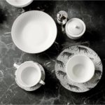 GŁĘBOKI RYFLOWANY PORCELANOWY TALERZ RAK SPECTRA 27cm - obrazek 4