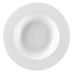 GŁĘBOKI RYFLOWANY TALERZ PORCELANOWY RAK SPECTRA 28 cm
