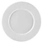 DUŻY PORCELANOWY TALERZ RYFLOWANY RAK SPECTRA 31 cm