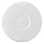 DUŻY PORCELANOWY TALERZ RYFLOWANY RAK SPECTRA 29 cm