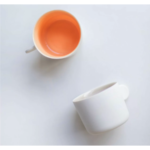filiżanka do espresso minimalistyczna pomaranczowa eter