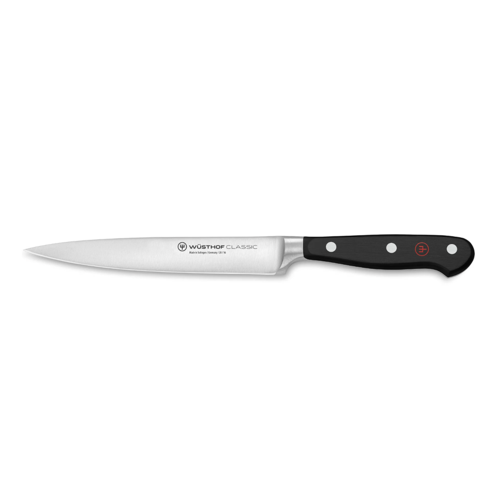 nóż kuchenny wusthof czarny WÜSTHOF NÓŻ KUCHENNY CLASSIC BLACK 16cm - obrazek 1